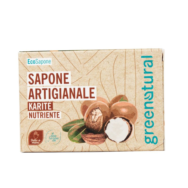 Sapone-Artigianale-Karité-100Gr-Green-Natural