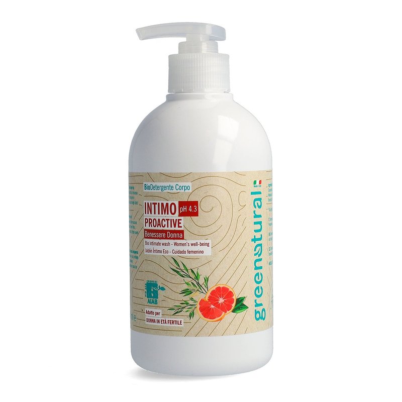 Intimo-Proactive-ph.4.3-Azione-Protettiva-500Ml-Green-Natural