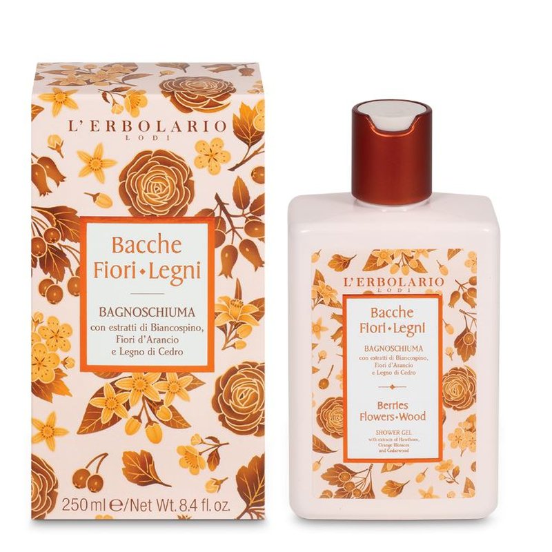 Bagnoschiuma-Bacche-Fiori-e-Legni-250Ml-L'Erbolario