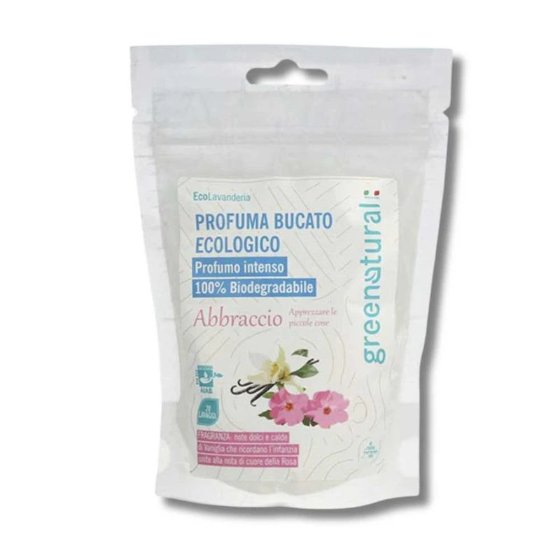 Profuma-Bucato-Abbraccio-Vaniglia-e-Rosa-120Gr-Green-Natural