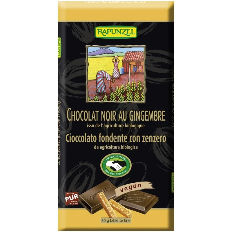 Cioccolato-fondente-con-zenzero-80Gr.-Rapunzel