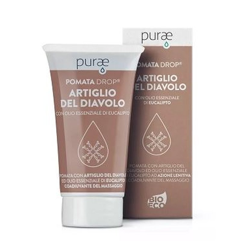 Pomata-Drop-Artiglio-del-Diavolo-e-Eucalipto-Bio-50ml-Purae