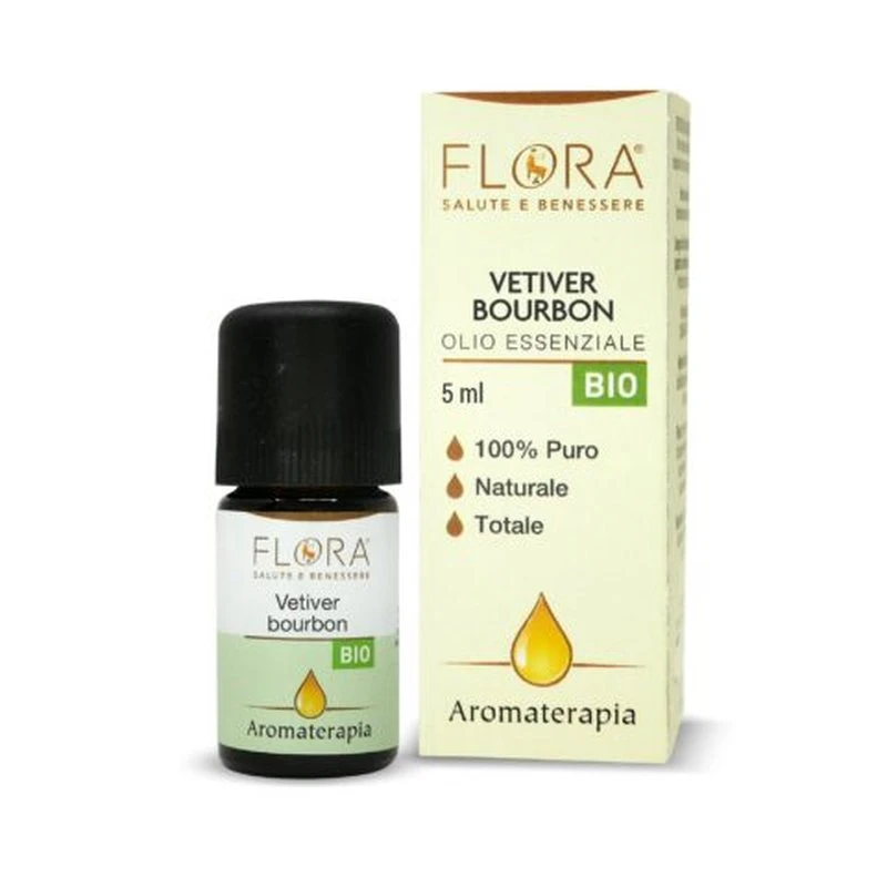 Olio-Essenziale-Vetiver-Bourbon-Bio-5Ml-Flora