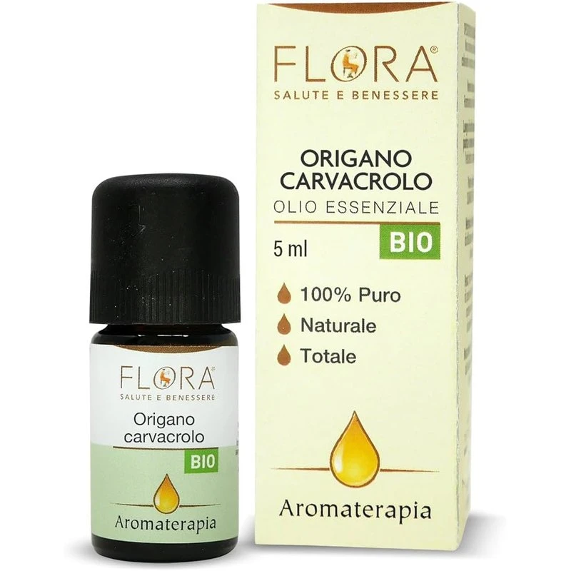 Olio-Essenziale-Origano-Carvacrol-Bio-5Ml-Flora