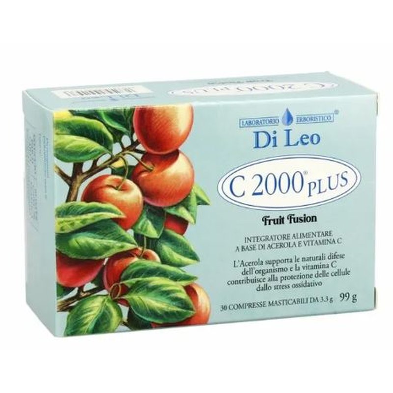 C-2000-Plus-Fruit-Fusion-30-Compresse-Laboratorio-Erboristico-Di-Leo