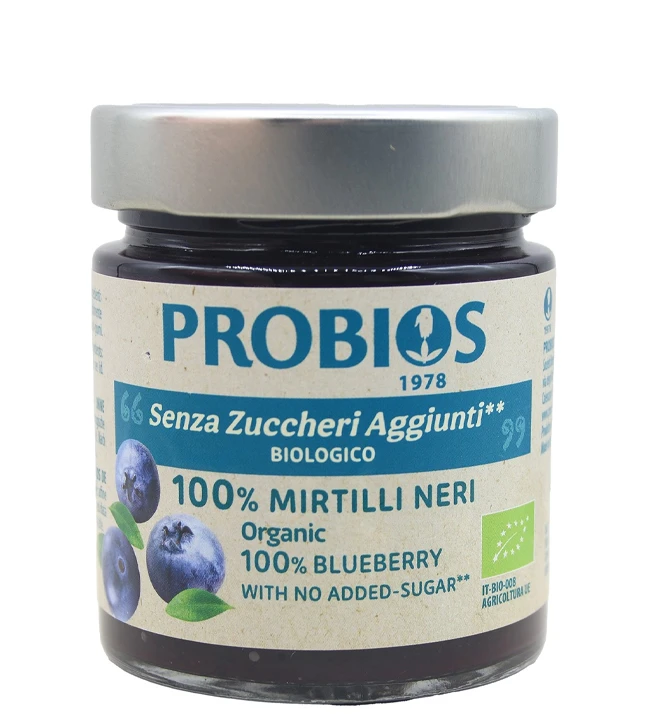Composta-100%-Mirtilli-Neri-Senza-Zuccheri-Aggiunti-215Gr-Probios