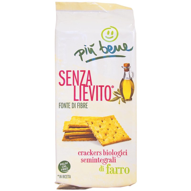 Crackers-semintegrale-di-farro-senza-lievito-salati-250Gr.-Più-bene