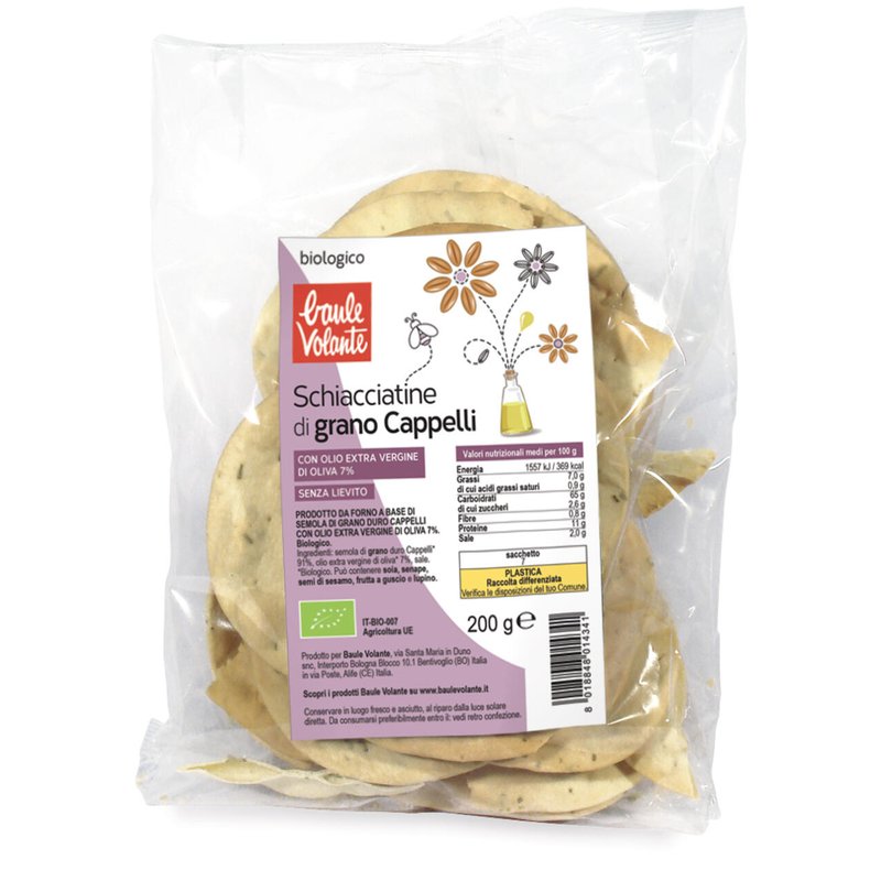 Schiacciatine-grano-duro-cappelli-200Gr.-Baule-volante