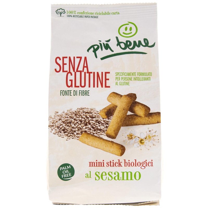 Mini-stick-al-sesamo-senza-glutine-180Gr.-Più-bene
