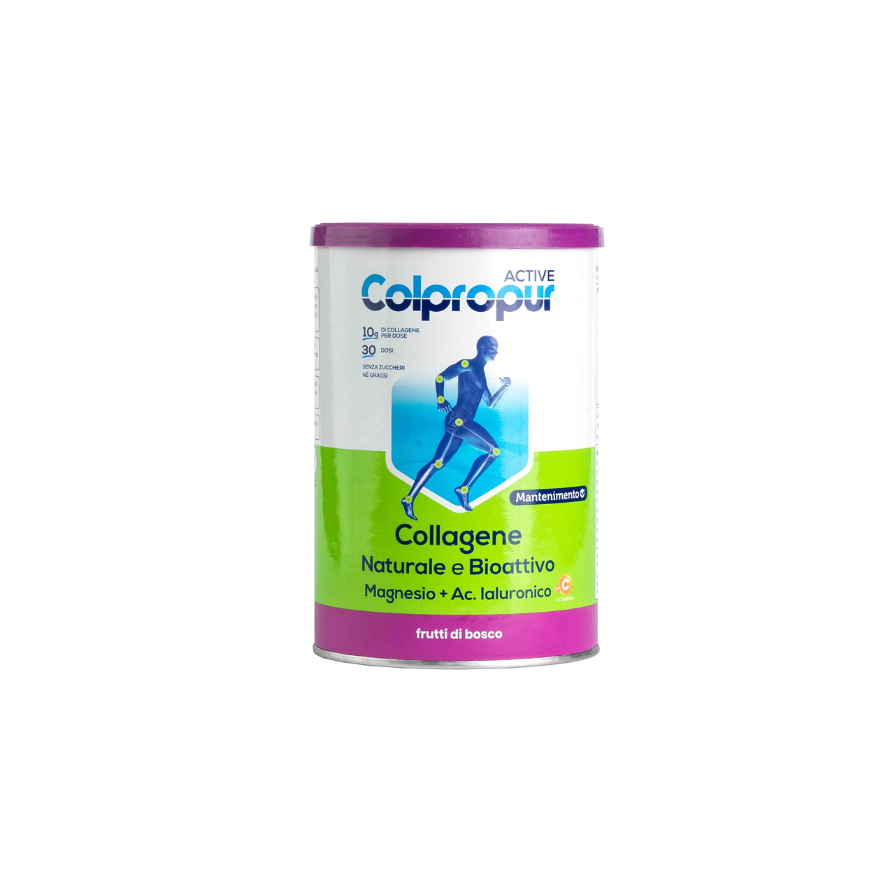 Integratore-alimentare-Colpropur-Active-frutti-di-bosco-345gr-Protein